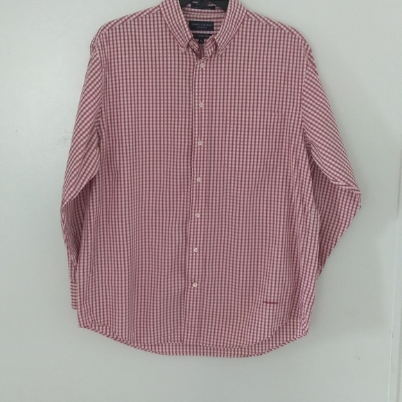 Daniel Cremieux collection red Plaid long sleeve - Picture 3 of 9